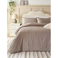 Very Home Country Check Jacquard Duvet Set - Db