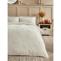 Very Home Pumpkin Fleece Duvet Cover Set