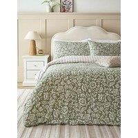 Very Home Folk Foral Woodblock Print Duvet Cover Set