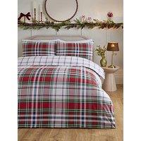 Very Home Brushed Cotton Check Duvet Cover Set