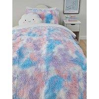 Very Home Ombre Fluffy Faux Fur Duvet Cover Set