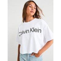Calvin Klein Jeans Short Sleeve 20S Classic Logo T-Shirt - White