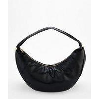 Calvin Klein Large Crescent Shoulder Bag & Black