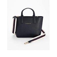 Tommy Hilfiger Logo Strap Mini Tote - Space Blue