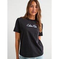 Calvin Klein Jeans Short Sleeve 20S Classic Logo T-Shirt - Black