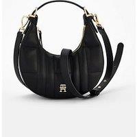 Tommy Hilfiger Moon Shape Crossbody Bag - Black
