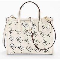 Tommy Hilfiger Mini Tote Monogram Bag - Ivory