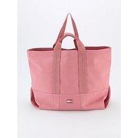 Tommy Jeans Jean Edition Canvas Tote Bag - Coral Pink
