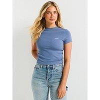 Tommy Jeans Slim Script Tee - Grey