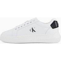 Calvin Klein Chunky Leather Ck Trainer & White/Black