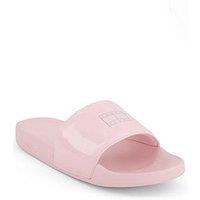 Tommy Jeans Pool Slider With Logo - Misty - Pink