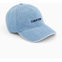 Calvin Klein Denim Embroidery Cap - Blue