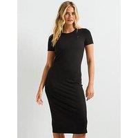 Tommy Jeans Tjw Rib Bodycon Midi Dress