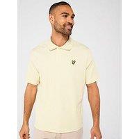 Lyle & Scott Crepe Polo Shirt - Beige