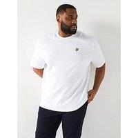 Lyle & Scott Big Tall Plain T-Shirt - White