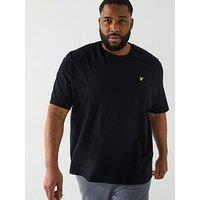 Lyle & Scott Big Tall Plain T-Shirt - Black