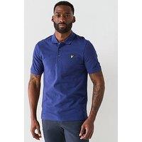Lyle & Scott Plain Polo Shirt - Dark Purple