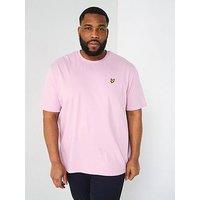 Lyle & Scott Big Tall Plain T-Shirt - Pink