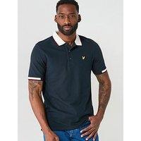 Lyle & Scott Half Tipped Polo Shirt - Navy