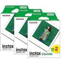 Fujifilm Instax Square Instant Photo Film - White - Pack Of 60
