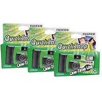Fujifilm Superia Xtra 400 Vv Type 27 Exposures Quicksnap Disposable Camera With Flash - Pack Of 3