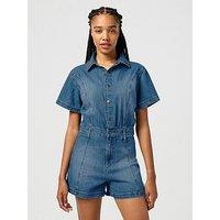 Wrangler Romper - Blue