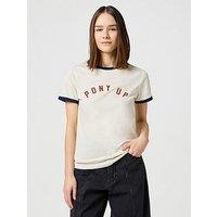 Wrangler Ringer Tee- White