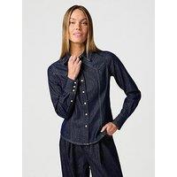Wrangler Denim Shirt- Blue