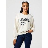 Wrangler Oversized Sweat- White
