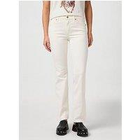 Wrangler Mid Rise Boot Jeans - Cream