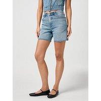 Wrangler 5 Inch Cowboy Denim Shorts - Blue