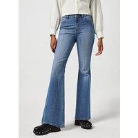 Wrangler Fierce Flare Jeans - Blue