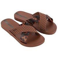 Ipanema Crossover Tortoise Shell Print Slide - Brown
