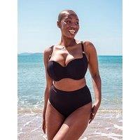 Curvy Kate Jet Set High Waist Bikini Brief - Black