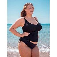 Curvy Kate Jet Set Non-Wired Multiway Tankini Top Black
