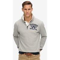 Superdry Vintage Athletic Quarter Zip Sweat - Grey