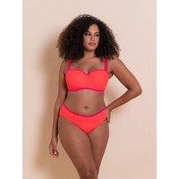 Curvy Kate Minimalist Bikini Brief - Coral/Pink