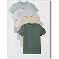 V By Very Boys Short Sleeve 5 Pack T-Shirts - Multi