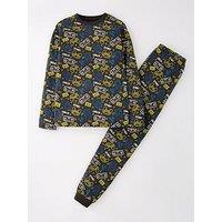 The Very Collection Boys Game Print Pyjamas - Multi