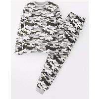 V By Very Boys Camo Print Pyjamas - Multi