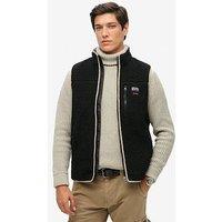 Superdry Outdoor Fleece Gilet - Black