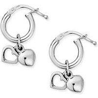 Chlobo Double Heart Small Hoops