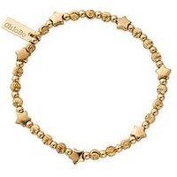 Chlobo Gold Multi Inset Star Bracelet