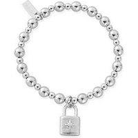 Chlobo Mini Small Ball Padlock Bracelet