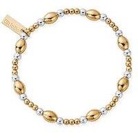 Chlobo Mixed Metal Cute Oval Bracelet