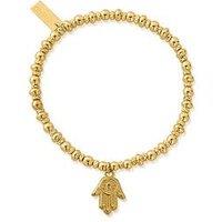 Chlobo Gold Didi Sparkle Hamsa Hand Bracelet