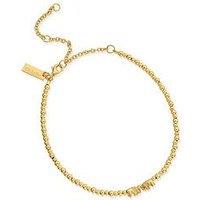 Chlobo Gold Mini Cute Lucky Elephants Anklet