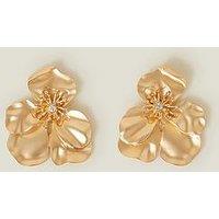 Accessorize Statement Diamante Flower Stud Earrings
