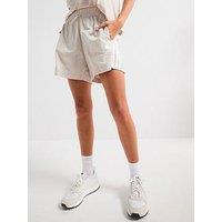 Adidas Sportswear Women'S Essentials 3-Stripes Lifestyle Woven Shorts - Grey
