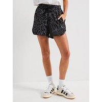 Adidas Sportswear Women'S Essentials 3-Stripes Print Shorts - Multi